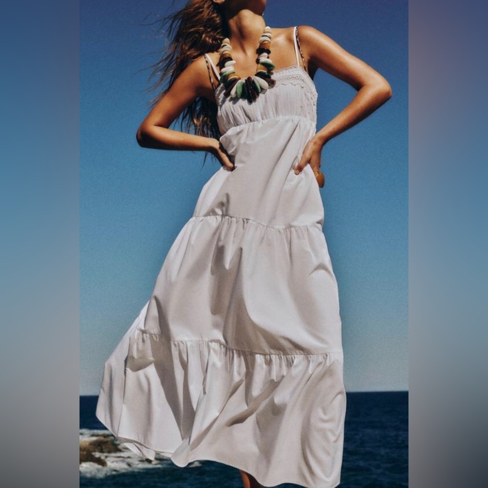 Zara Tiered Maxi Dress